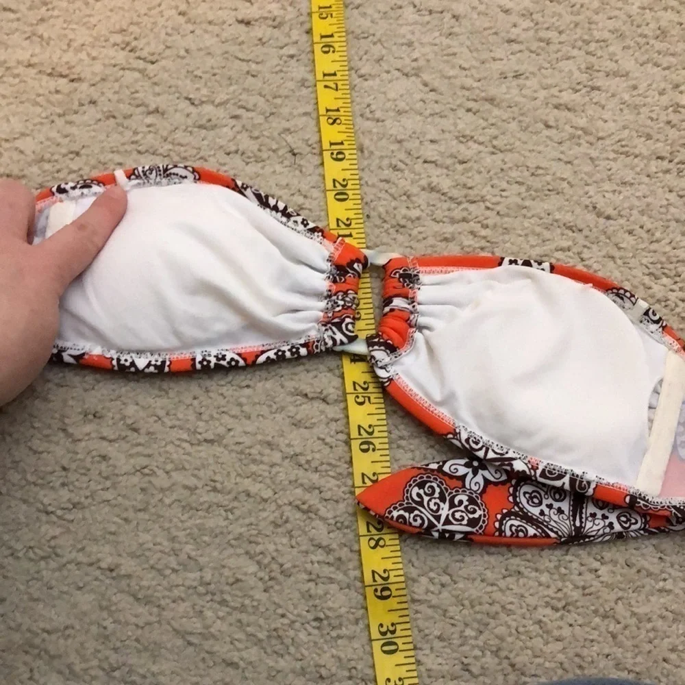 3/$25 Xhilaration Boho Style Bandeau Bikini Top Size M